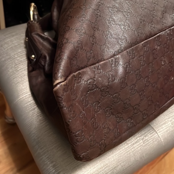 Gucci chocolate brown hobo - Picture 6 of 7